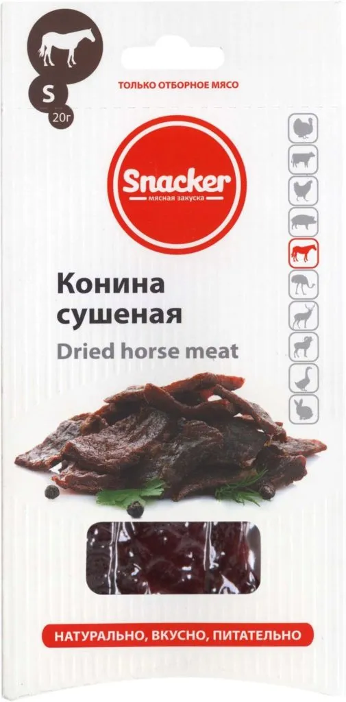 сушеные снеки, из десяти видов мяса в Москве 18