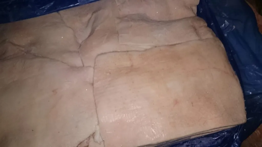 фотография продукта Шпик свиной замороженный 3 Компартмент