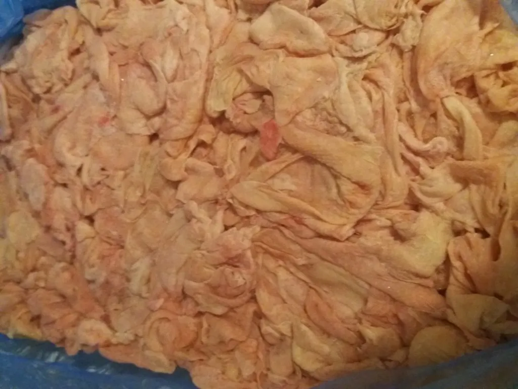 фотография продукта Кожа куриная с грудки и бедра