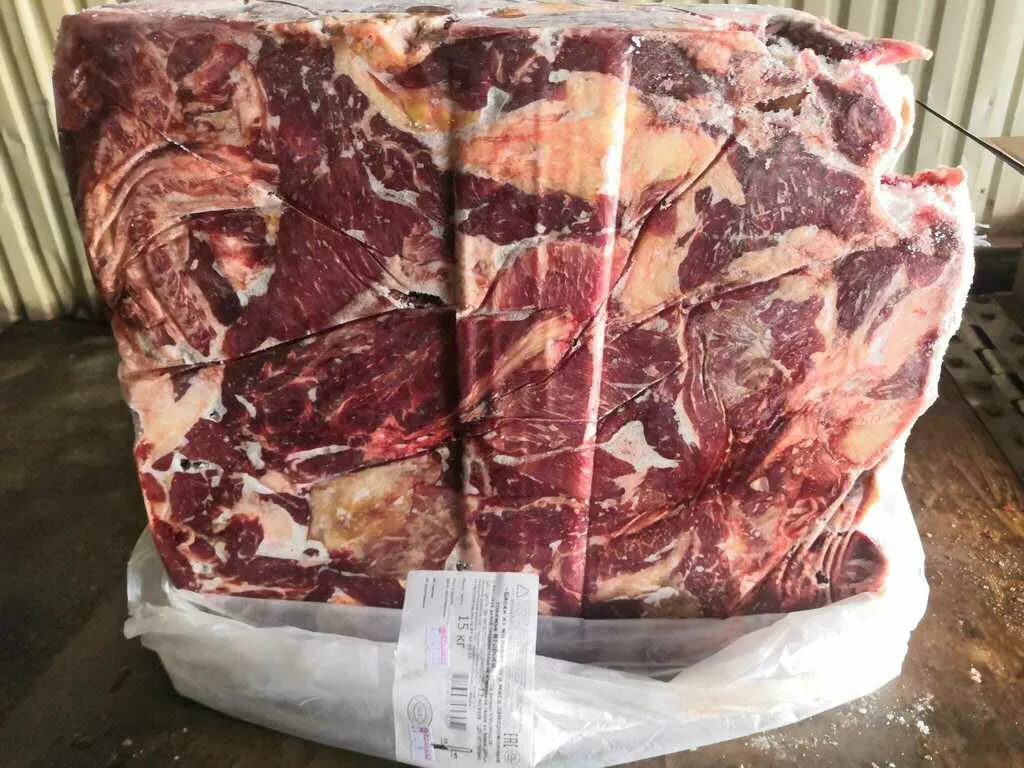 фотография продукта Блоки из жилованного мяса зам.говяжьи 2с